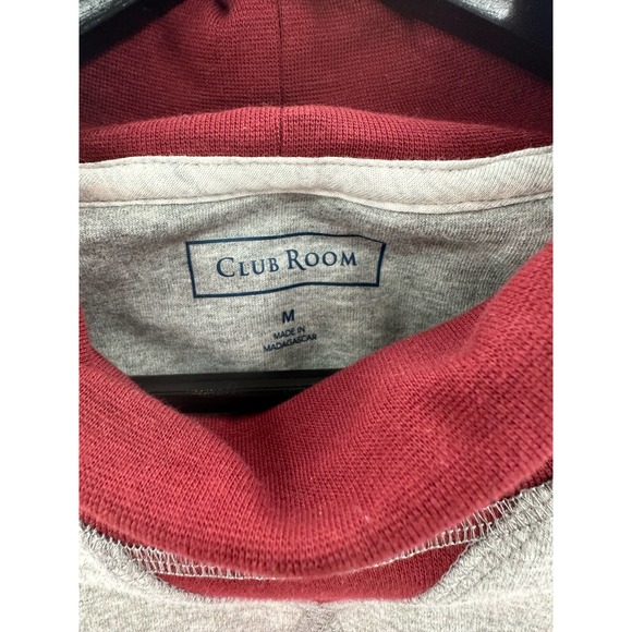 Club Room Men's Turtleneck Fleece Sweatshirt Soft Gray Heather Size M - Picture 5 of 9